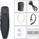 Auricular con Microfono y Pulsador Bluetooth